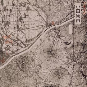 Drawings of Air-Raid damaged Sites of Odawara