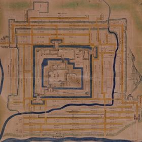 丹波笹山城之絵図