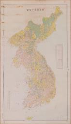 朝鮮林野分布図