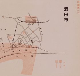 Drawings of Air-Raid damaged Sites of Sakata