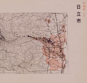 Drawings of Air-Raid damaged Sites of Hitach