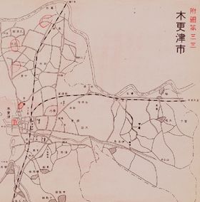 戦災概況図木更津