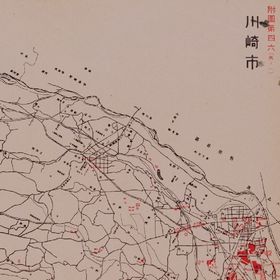 戦災概況図川崎