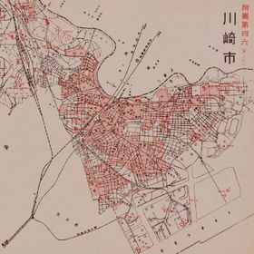 Drawings of Air-Raid damaged Sites of Kawasaki No.2