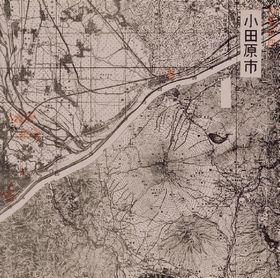 戦災概況図小田原