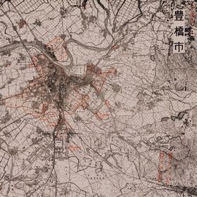Drawings of Air-Raid damaged Sites of Toyohashi