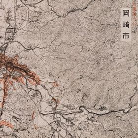 Drawings of Air-Raid damaged Sites of Okazaki