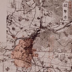 Drawing of Air-Raid Damaged Site of Gifu