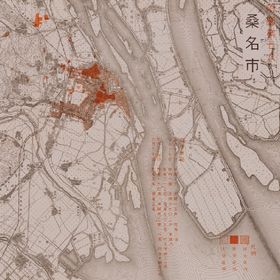 Drawings of Air-Raid damaged Sites of Kuwana