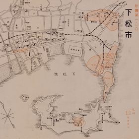 Drawings of Air-Raid damaged Sites of Kudamatsu