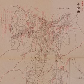 Drawing of Air-Raid Damaged Site of Kokura