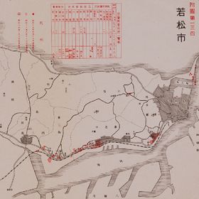Drawings of Air-Raid damaged Sites of Wakamatsu