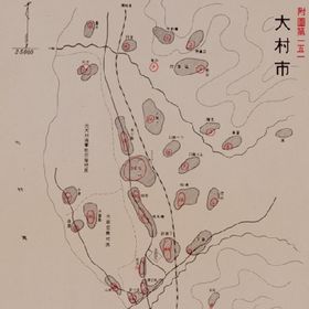 Drawings of Air-Raid damaged Sites of Omura