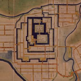 Amazon.co.jp: 絵図 （城郭図）福井県 越前國 丸岡城 古地図