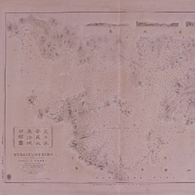 大日本奄美大島海峡西部図
