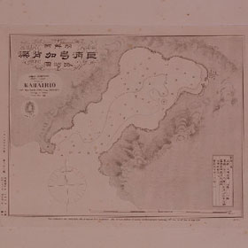 朝鮮国巨済島加背梁略測図