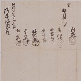 Tokugawa-shi Bugyo toh Rensho Imban jo (Keicho jurokunen shigatsu yoka)