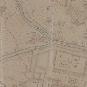 Biwakososuisuirozumen (Survey Map of Biwako Sosui Canal No.2)