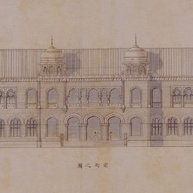 Blueprint of the Ueno Museum, No.1