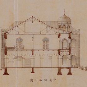 Blueprint of the Ueno Museum, No.2
