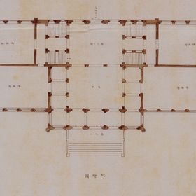 Blueprint of the Ueno Museum, No.3