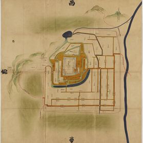 奥州仙台領白石城絵図