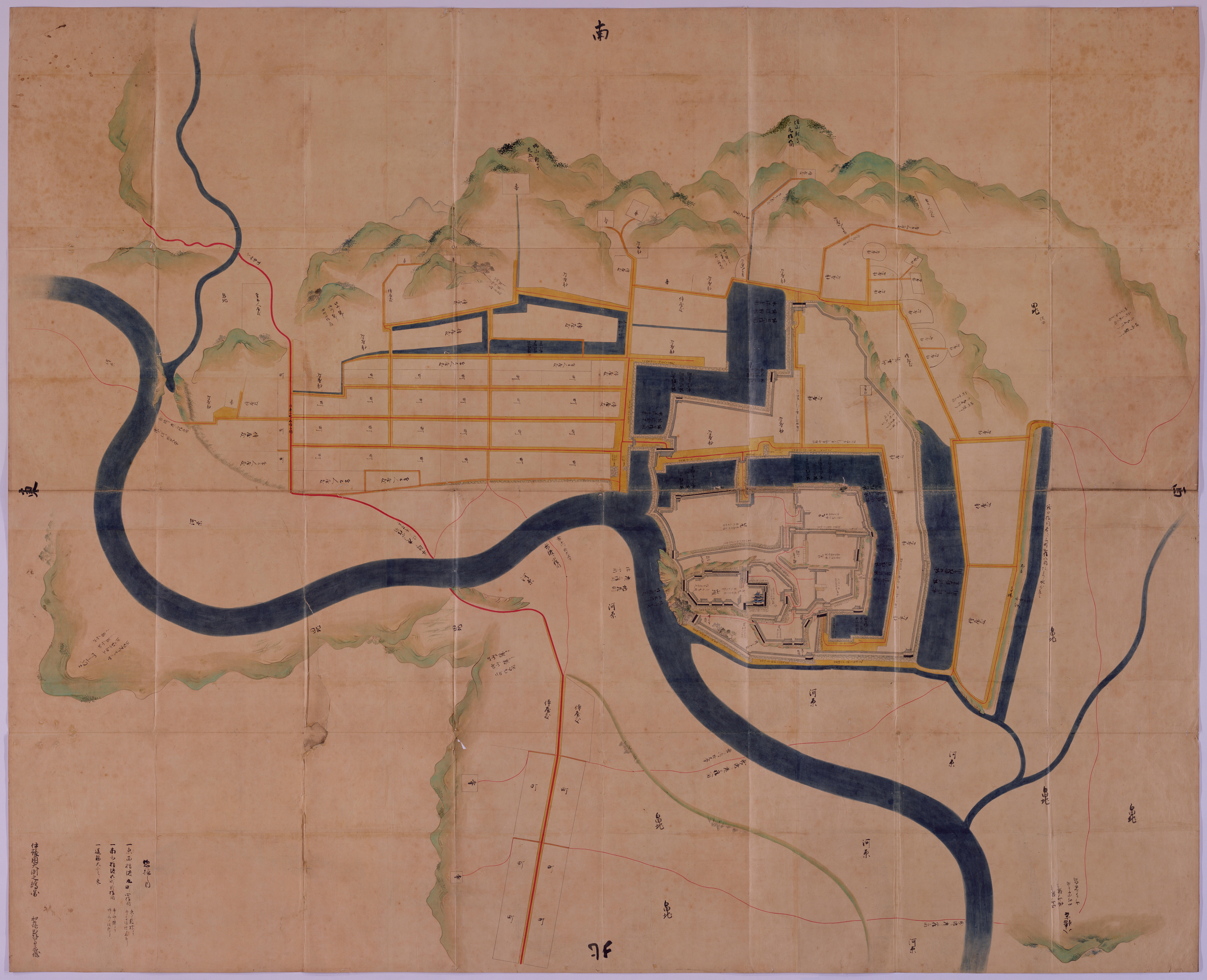 Amazon.co.jp: 絵図 （城郭図） 愛媛県 伊予國 松山城 : Toys