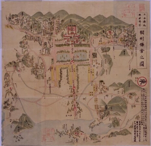 相州鎌倉之図