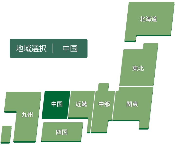 地域選択：中国